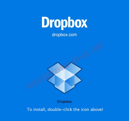 Dropboxインストーラーダブルクリック